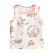 JESMARY - Áo ba lỗ màu hồng xinh xắn cho bé gái